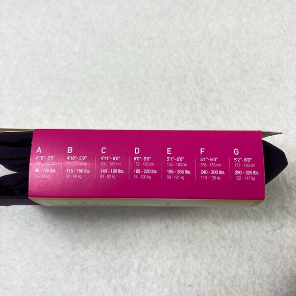 Star Power By Spanx Women's Size A Shaping Tights Shapewear‎ Amethyst Night NWT - Picture 6 of 7